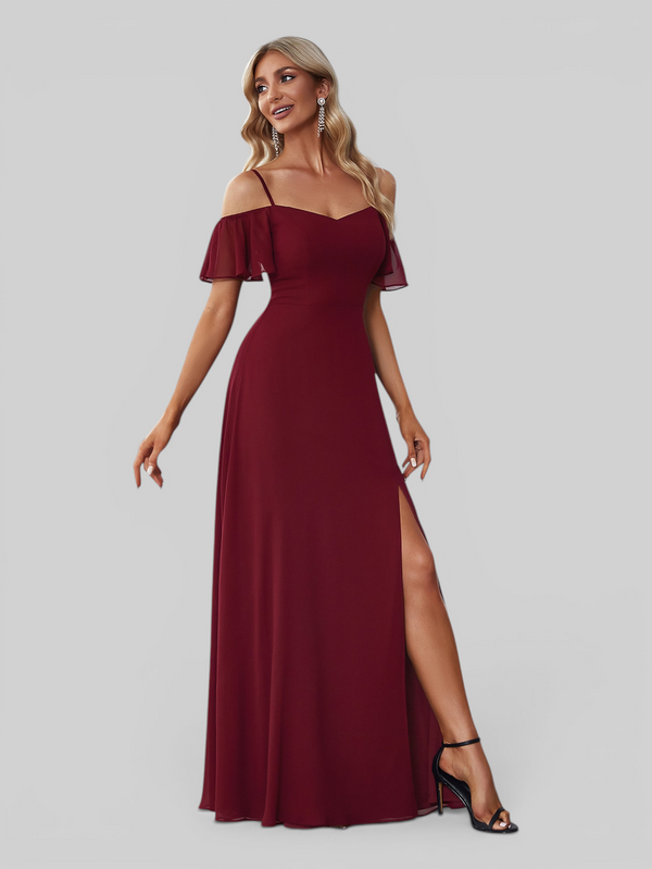 Vestido de Festa Plus Size Ombro a Ombro com Alças Lovissa