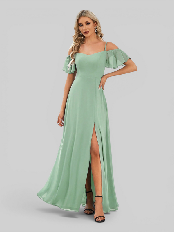 Vestido de Festa Plus Size Ombro a Ombro com Alças Lovissa