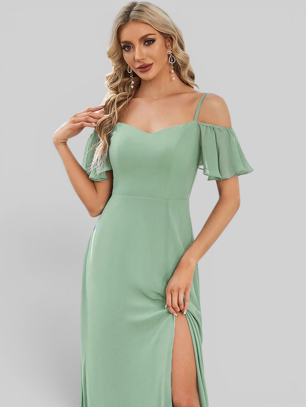 Vestido de Festa Plus Size Ombro a Ombro com Alças Lovissa