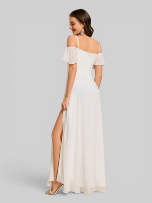 Vestido de Festa Plus Size Ombro a Ombro com Alças Lovissa