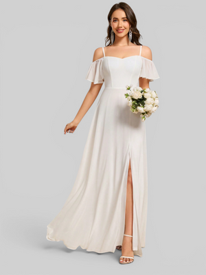 Vestido de Festa Plus Size Ombro a Ombro com Alças Lovissa