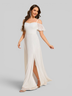 Vestido de Festa Plus Size Ombro a Ombro com Alças Lovissa