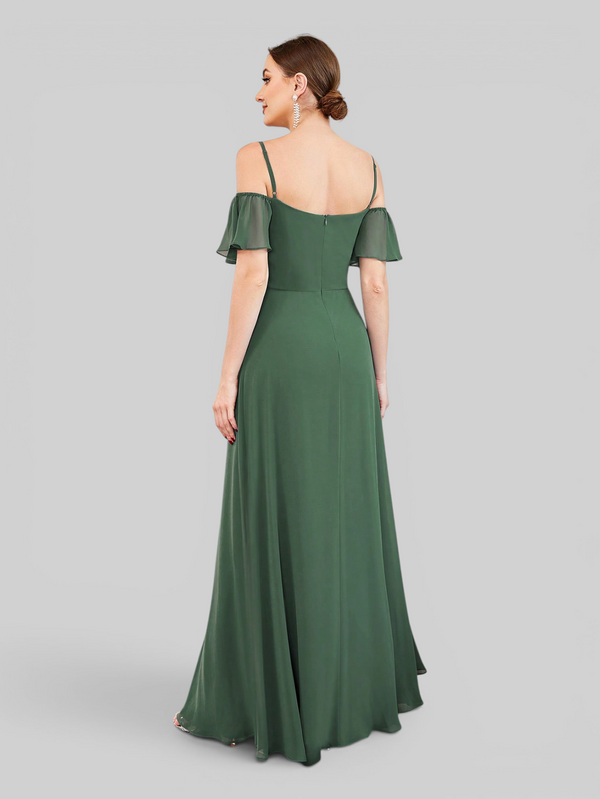 Vestido de Festa Plus Size Ombro a Ombro com Alças Lovissa