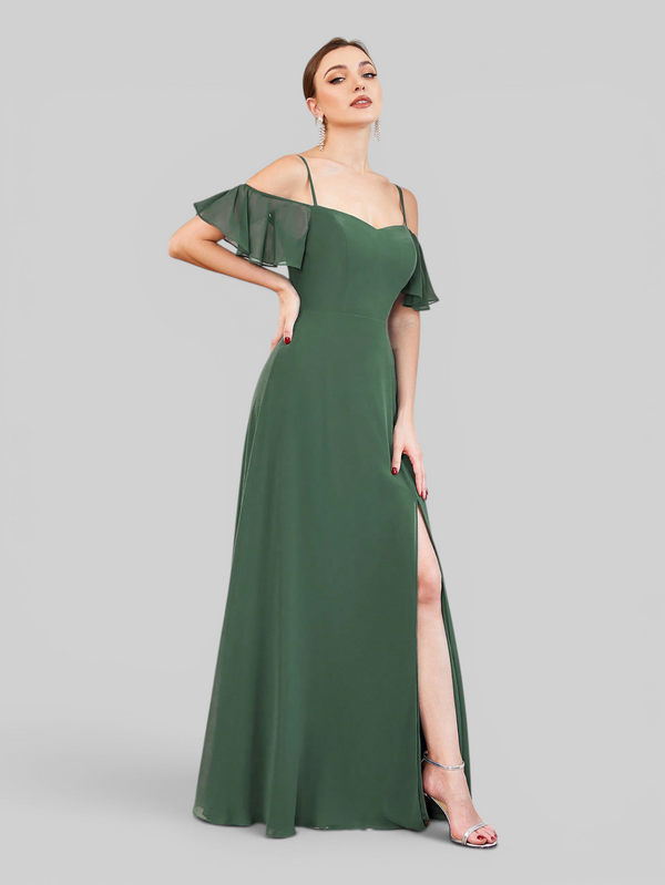 Vestido de Festa Plus Size Ombro a Ombro com Alças Lovissa