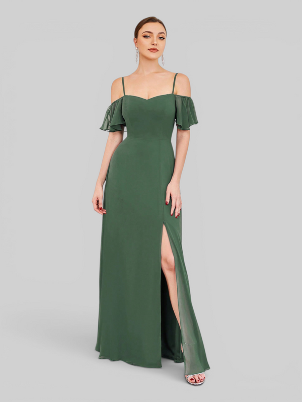 Vestido de Festa Plus Size Ombro a Ombro com Alças Lovissa