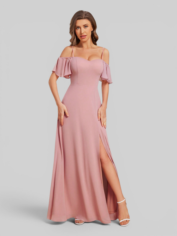 Vestido de Festa Plus Size Ombro a Ombro com Alças Lovissa
