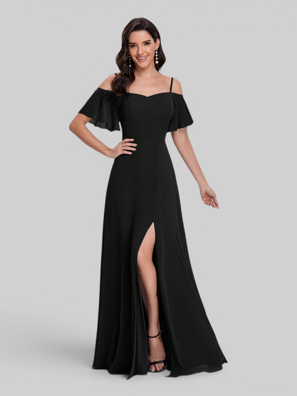 Vestido de Festa Plus Size Ombro a Ombro com Alças Lovissa