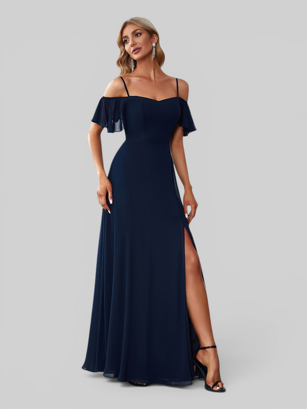 Vestido de Festa Plus Size Ombro a Ombro com Alças Lovissa