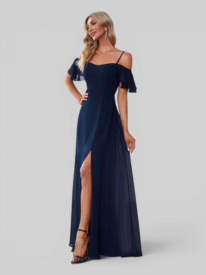 Vestido de Festa Plus Size Ombro a Ombro com Alças Lovissa