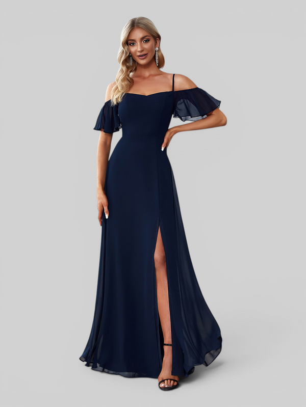 Vestido de Festa Plus Size Ombro a Ombro com Alças Lovissa