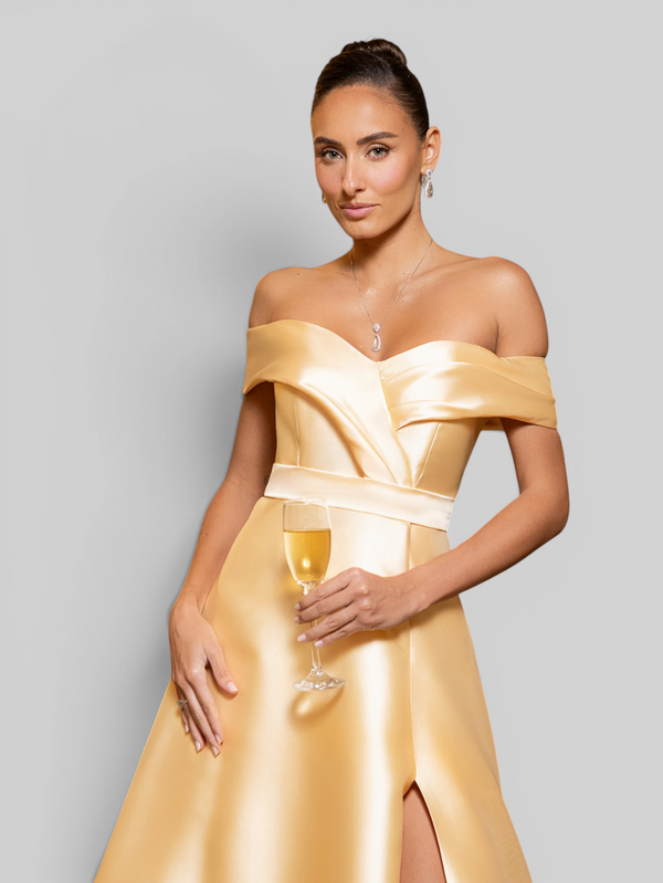 Vestido de Festa Zibeline Ombro a Ombro Lovedress