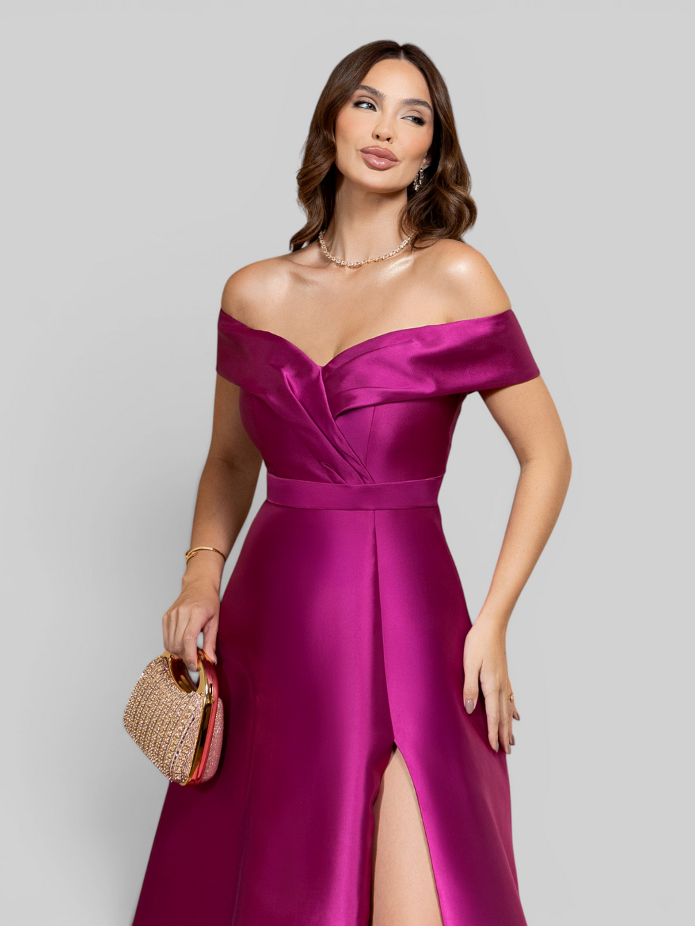 Vestido de Festa Zibeline Ombro a Ombro Lovedress