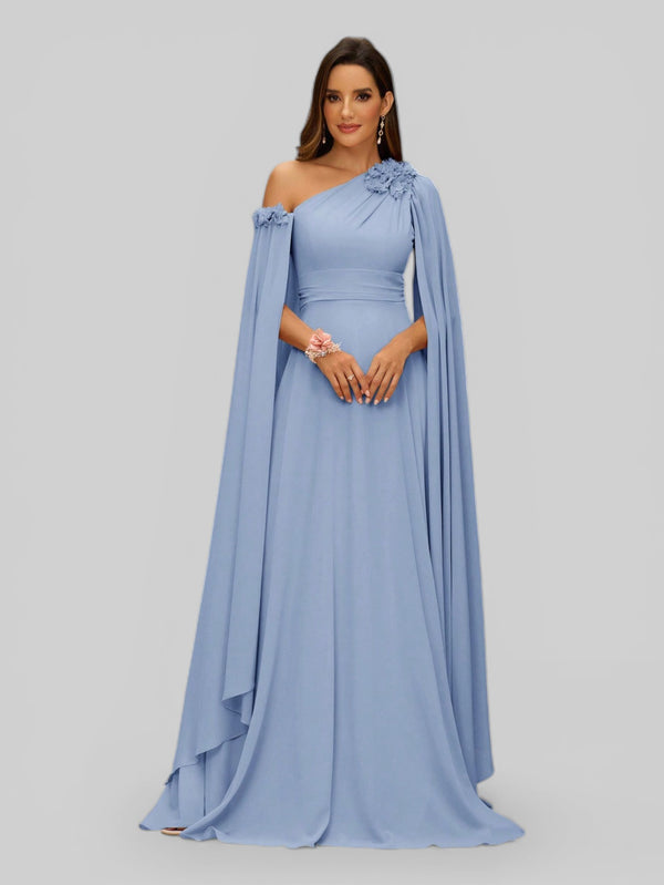 Vestido de Festa com Capa Aurea Dress New - Aurea Dress
