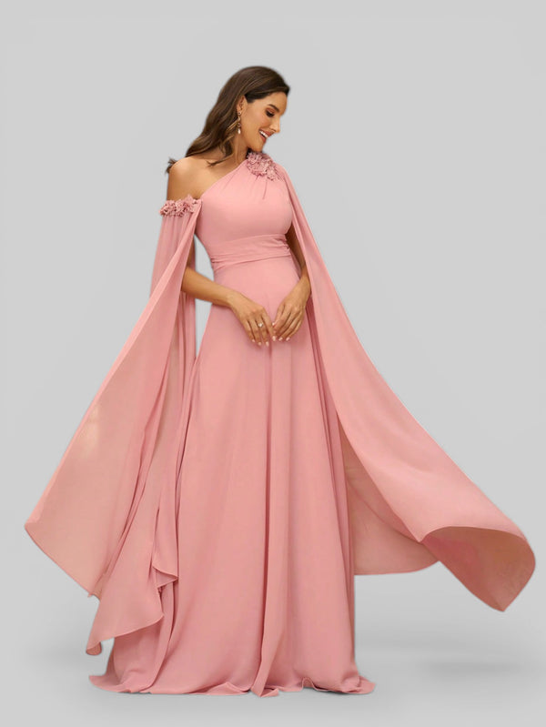 Vestido de Festa com Capa Aurea Dress New - Aurea Dress