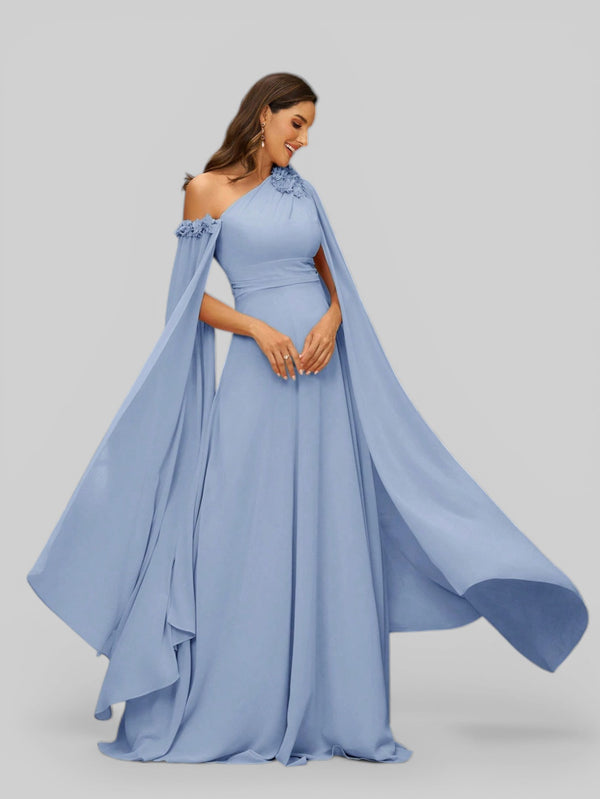 Vestido de Festa com Capa Aurea Dress New - Aurea Dress