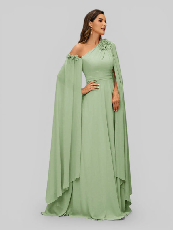 Vestido de Festa com Capa Aurea Dress New - Aurea Dress