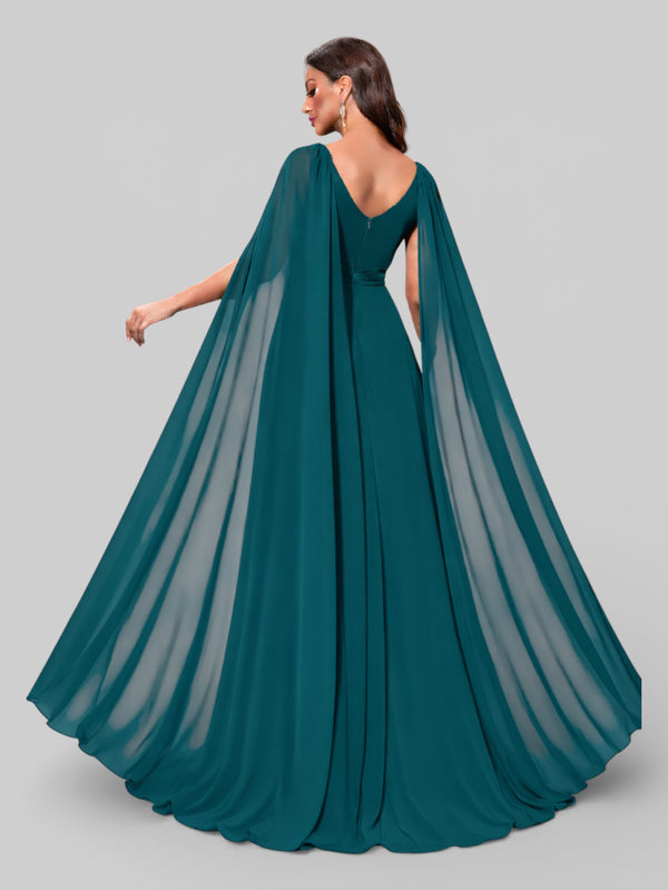 Vestido de Festa com Capa Dupla Aurea Dress - Aurea Dress