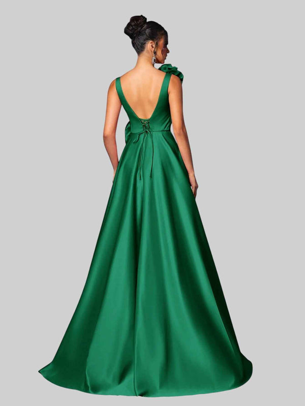 Vestido de Festa com Flores Premium Genebra