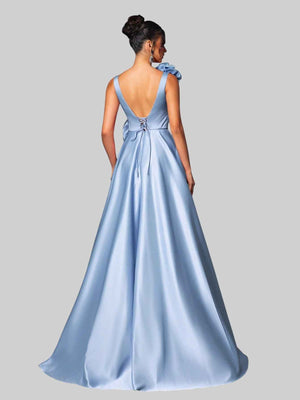 Vestido de Festa com Flores Premium Genebra