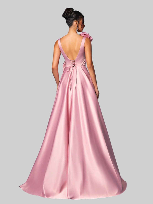 Vestido de Festa com Flores Premium Genebra
