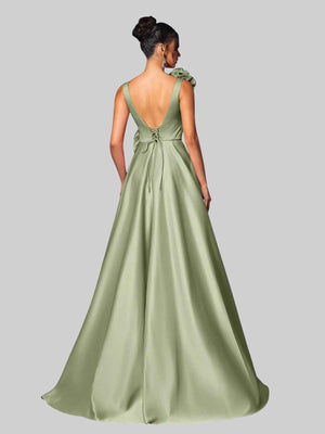 Vestido de Festa com Flores Premium Genebra