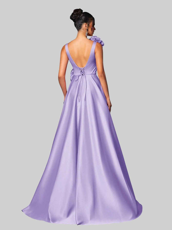 Vestido de Festa com Flores Premium Genebra