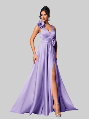 Vestido de Festa com Flores Premium Genebra