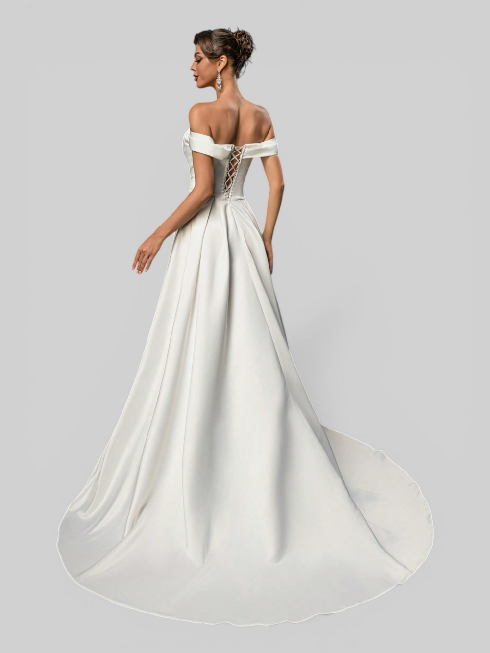 Vestido de Noiva Ombro a Ombro Corpete Legacy