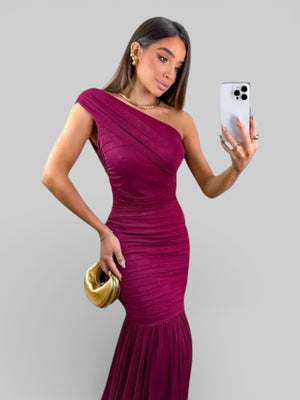 Vestido de Festa Alça Única Lavelle - Aurea Dress
