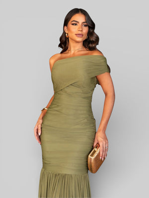 Vestido de Festa Alça Única Lavelle - Aurea Dress