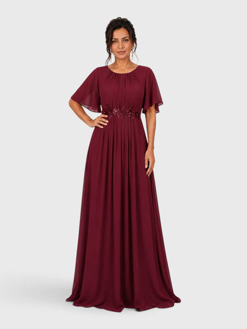 Vestido de Festa Longo Plus Size com Bordado Austin New