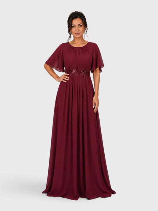 Vestido de Festa Longo Plus Size com Bordado Austin New