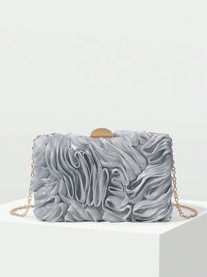 Bolsa de Festa Clutch de Luxo Franzido Paris - Aurea Dress