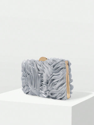 Bolsa de Festa Clutch de Luxo Franzido Paris - Aurea Dress