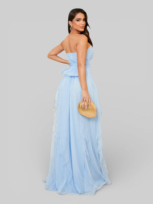 Vestido de Festa Tomara que Caia Camadas Cascata - Aurea Dress
