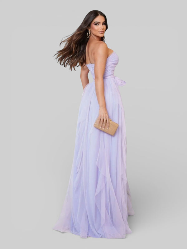 Vestido de Festa Tomara que Caia Camadas Cascata - Aurea Dress