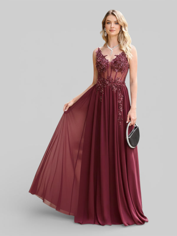 Vestido de Festa Bordado Super Luxo Viena - Aurea Dress