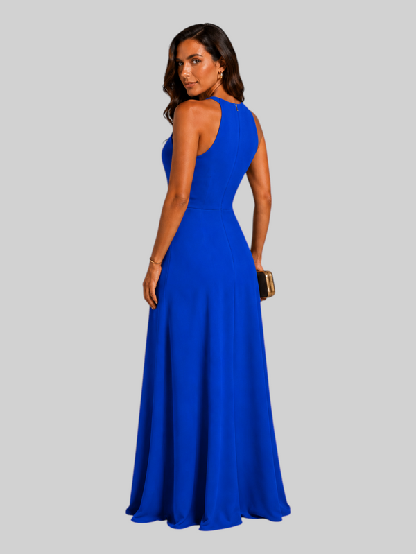 Vestido de Festa Longo Ornamento Aurea