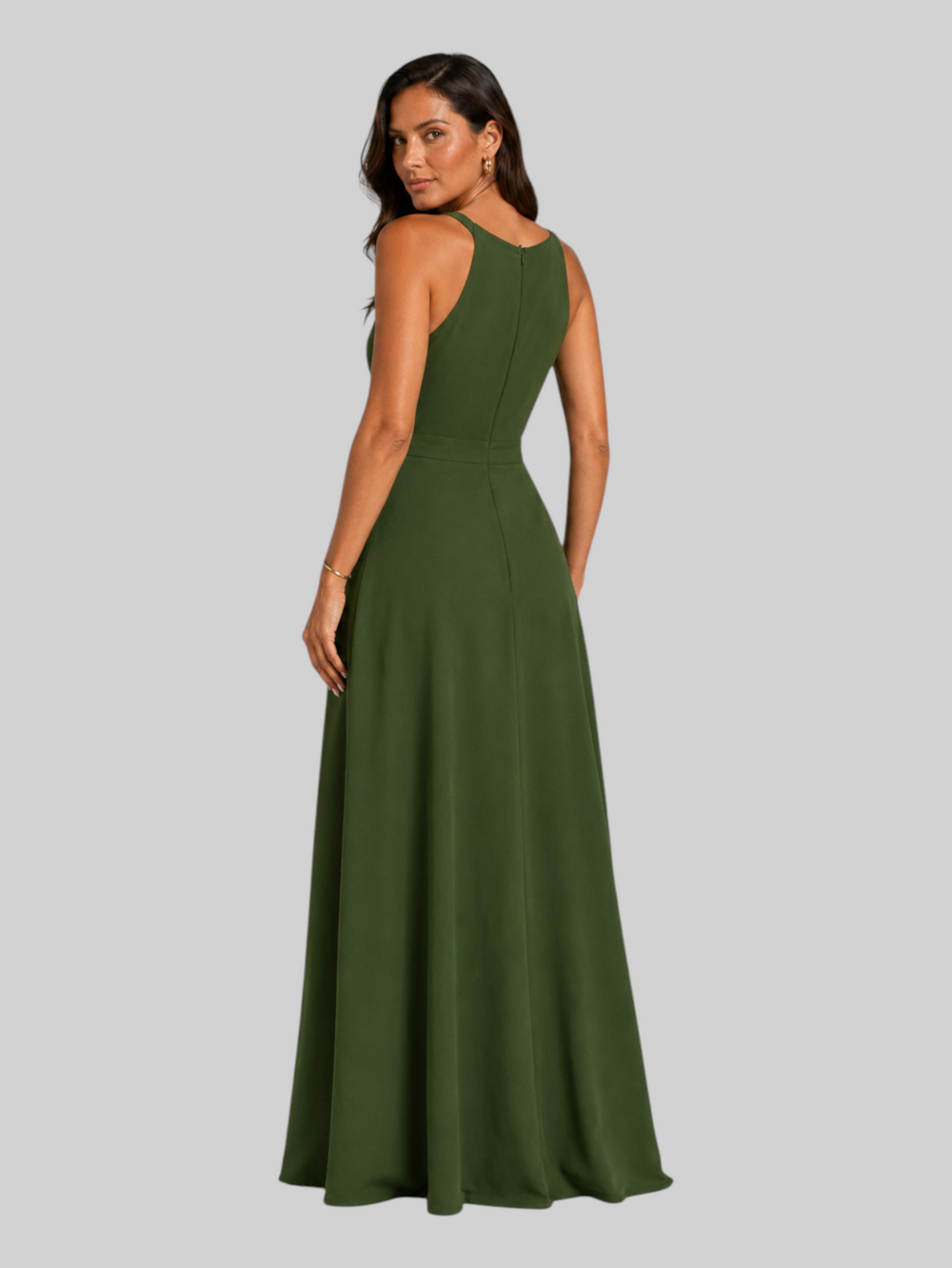 Vestido de Festa Longo Ornamento Aurea