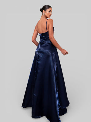 Vestido de Festa Nula Manga Zibeline Glow Dandara - Aurea Dress