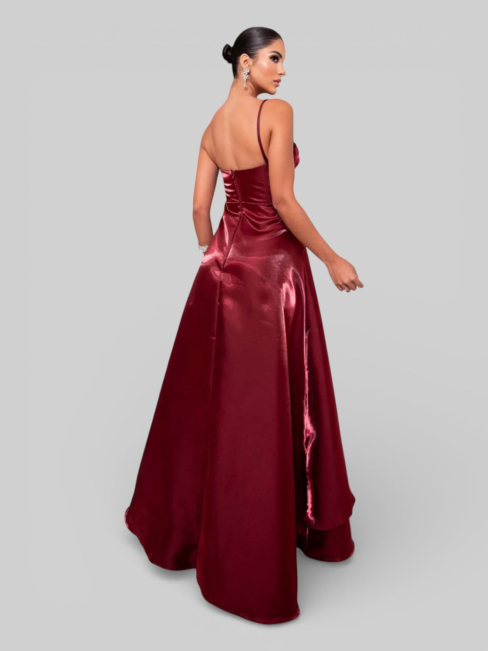 Vestido de Festa Nula Manga Zibeline Glow Dandara