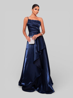 Vestido de Festa Nula Manga Zibeline Glow Dandara - Aurea Dress