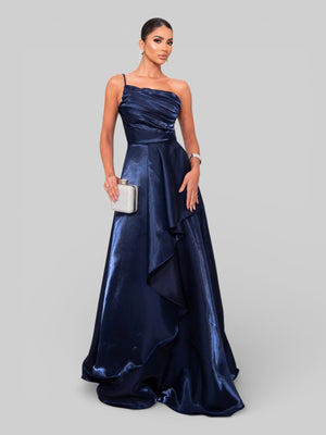 Vestido de Festa Nula Manga Zibeline Glow Dandara - Aurea Dress