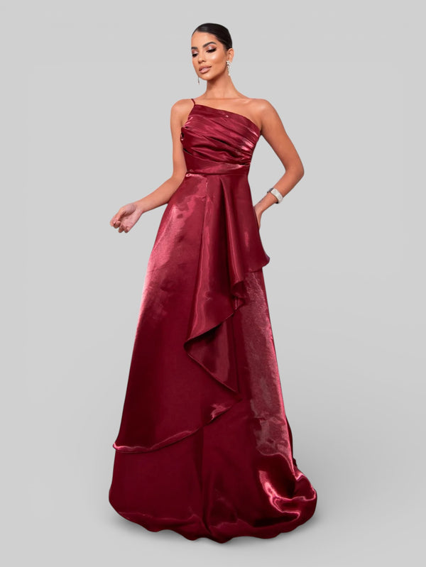 Vestido de Festa Nula Manga Zibeline Glow Dandara - Aurea Dress