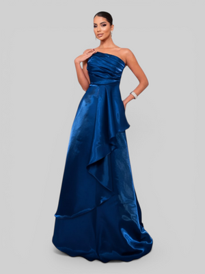 Vestido de Festa Nula Manga Zibeline Glow Dandara - Aurea Dress