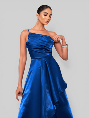 Vestido de Festa Nula Manga Zibeline Glow Dandara - Aurea Dress