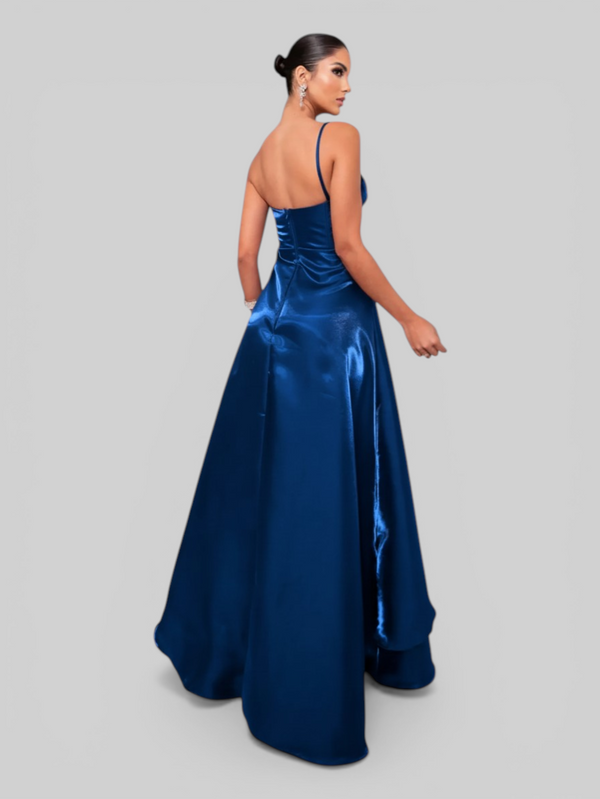 Vestido de Festa Nula Manga Zibeline Glow Dandara - Aurea Dress