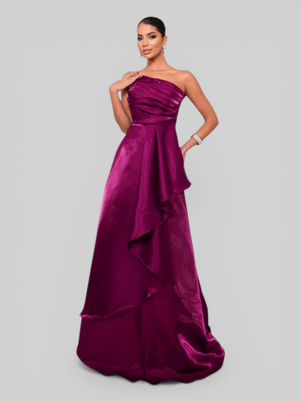 Vestido de Festa Nula Manga Zibeline Glow Dandara - Aurea Dress