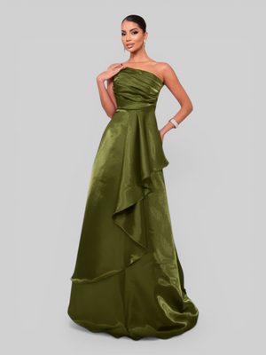 Vestido de Festa Nula Manga Zibeline Glow Dandara - Aurea Dress