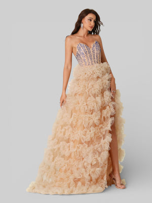 Vestido de Festa em Camadas Super Luxo Love - Aurea Dress